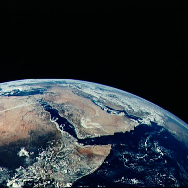 View from low Earth orbit