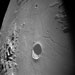 Large crater on moon