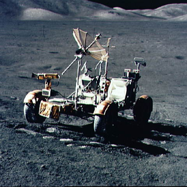LRV on the moon