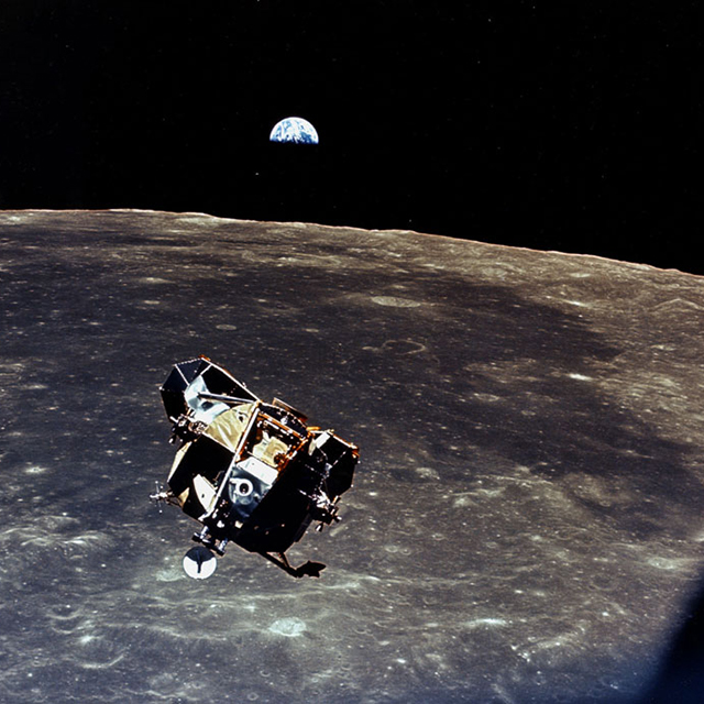 LM in lunar orbit